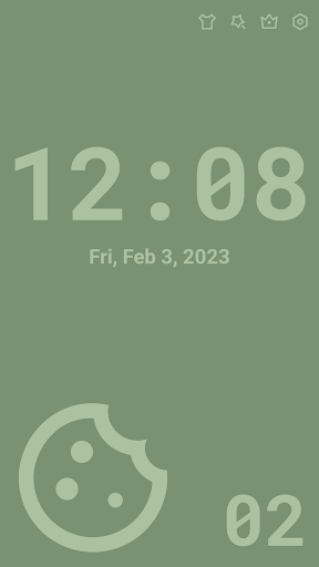 Retro Clock: Digital Clock ekran görüntüsü