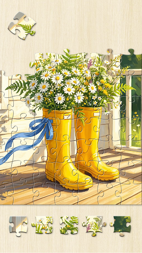 Slow Living Jigsaw Puzzle game ekran görüntüsü
