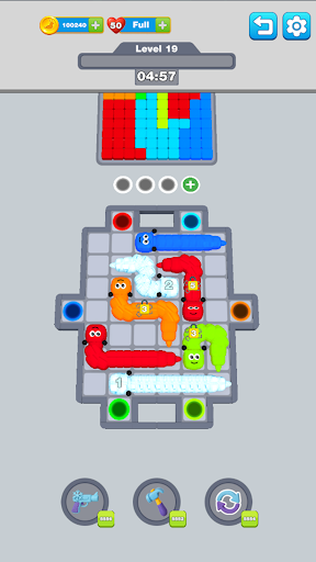 Snail In Hole - Puzzle Game ekran görüntüsü