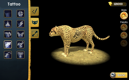 Wild Cheetah Sim 3D ekran görüntüsü
