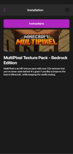 Minecraft PE için doku paketi ekran görüntüsü