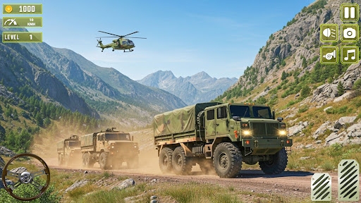 US Army Truck 3D Military Game ekran görüntüsü