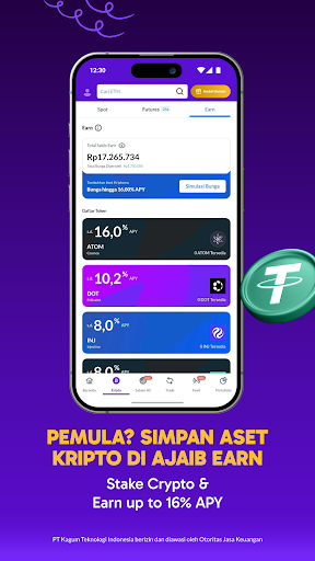 Ajaib Kripto:Beli BTC & Crypto ekran görüntüsü