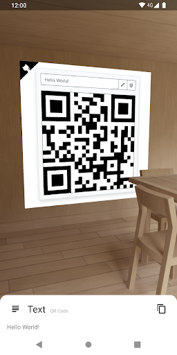 QrCode ekran görüntüsü
