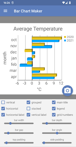 Bar Chart Maker Pro ekran görüntüsü