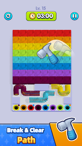Spring Slide - Color Sort Game ekran görüntüsü
