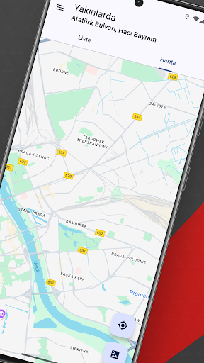 Hız kameraları Anywhere ekran görüntüsü