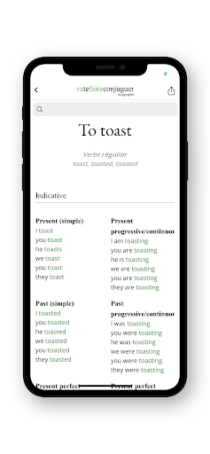 English Conjugation ekran görüntüsü