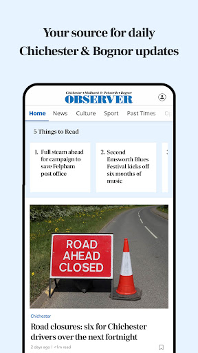 Chichester Observer Newspaper ekran görüntüsü