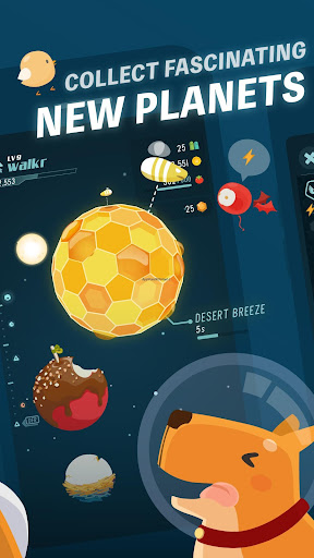 Walkr: Fitness Space Adventure ekran görüntüsü
