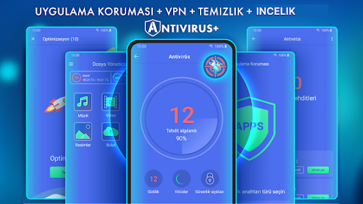 Antivirüs - Temizleyici,  VPN ekran görüntüsü