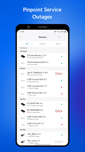 UISP Mobile ekran görüntüsü