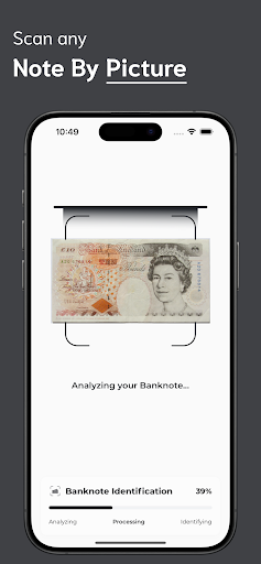 Banknote Identifier ekran görüntüsü
