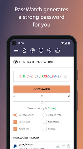 PassWatch -  Password Manager ekran görüntüsü