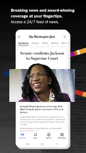 Washington Post: Live News ekran görüntüsü