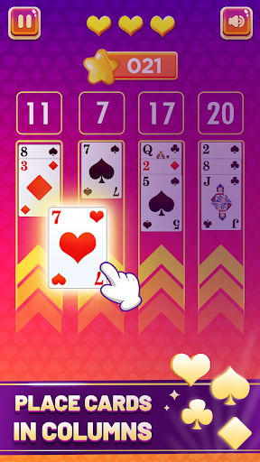 Cards 21 - Puzzle Card Game ekran görüntüsü