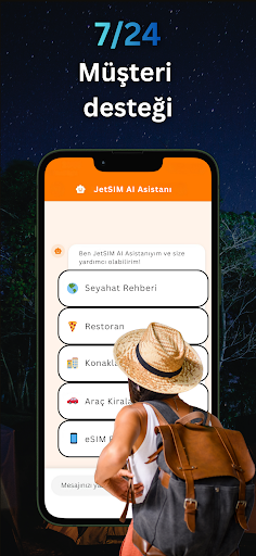 eSIM Seyahat İnterneti: JetSIM ekran görüntüsü