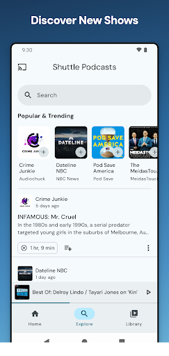 Shuttle: Simple Podcast Player ekran görüntüsü