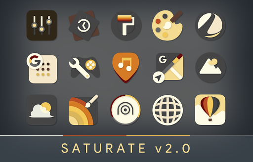 Saturate Icon Pack ekran görüntüsü
