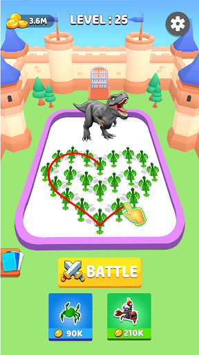 Monster Merge Dinosaur Games ekran görüntüsü