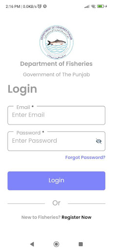 e-Fisheries Punjab ekran görüntüsü