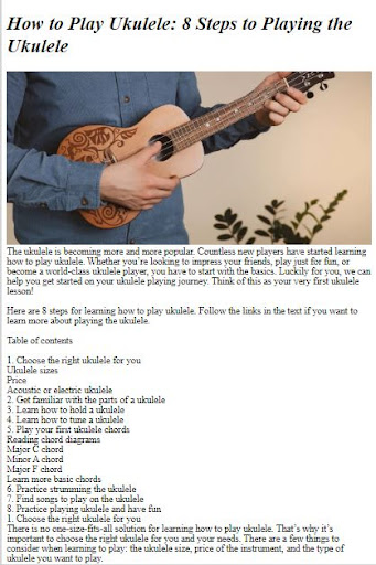 How to Play Ukulele ekran görüntüsü