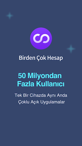Çoklu Hesaplar: Çift Alan ekran görüntüsü