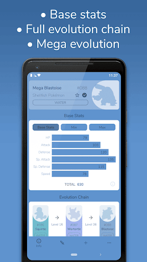 dataDex - Pokédex for Pokémon ekran görüntüsü