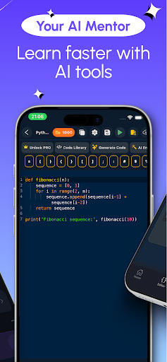AI Code Generator & CodeEditor ekran görüntüsü