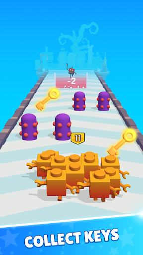 Merge Number Cube: 3D Run Game ekran görüntüsü
