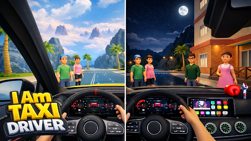 Urban Taxi Driving 3D ekran görüntüsü