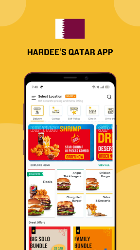 Hardee's Qatar - Food Delivery ekran görüntüsü