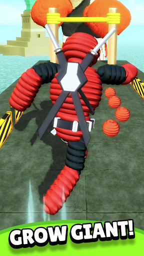Rope Man Run - Yarn Hero Game ekran görüntüsü