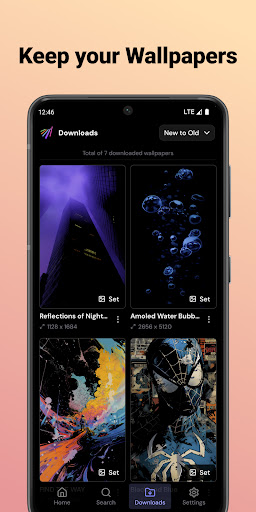 Amoled Backgrounds ekran görüntüsü
