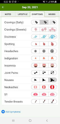 Period Tracker ekran görüntüsü