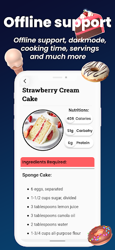 Cake Recipes [Offline] ekran görüntüsü