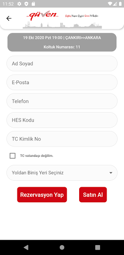 Güven Turizm ekran görüntüsü