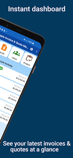 Simple Invoice & Quote Maker ekran görüntüsü