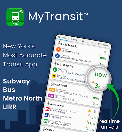 MyTransit NYC Subway & Bus MTA ekran görüntüsü