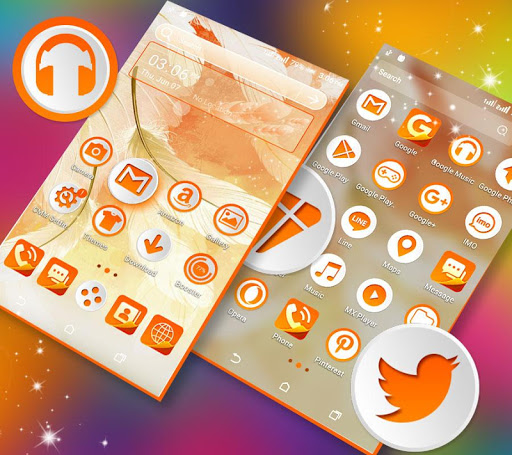 Feather Light Launcher Theme ekran görüntüsü