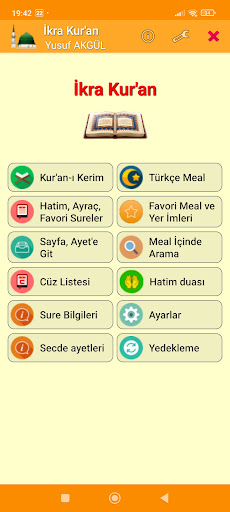 İkra Kuran, Meal, Hatim, Cüz ekran görüntüsü