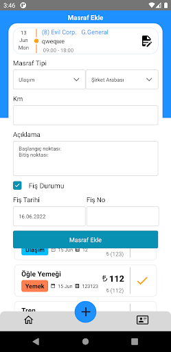 BNet Masraf ekran görüntüsü