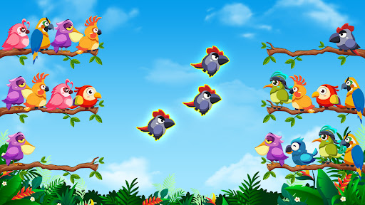 Bird Sort: Color Puzzle Game ekran görüntüsü