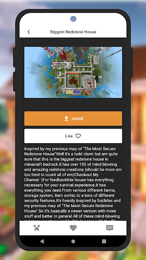 Minecraft PE için Ev Modları ekran görüntüsü
