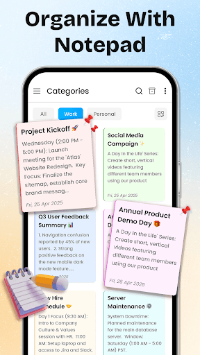 Notes: Notepad & Task Reminder ekran görüntüsü