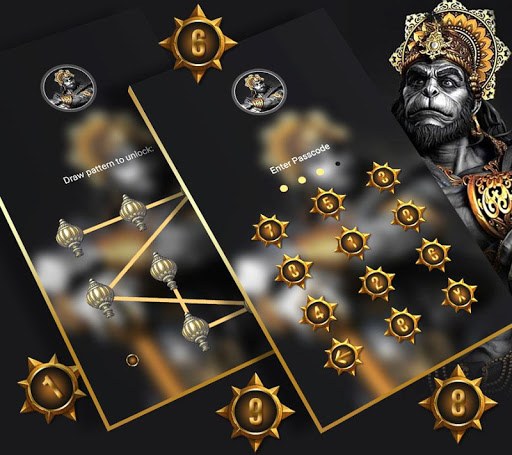 Lord Hanuman Ji Launcher Theme ekran görüntüsü