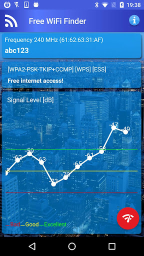 Ücretsiz WiFi internet Bulucu ekran görüntüsü