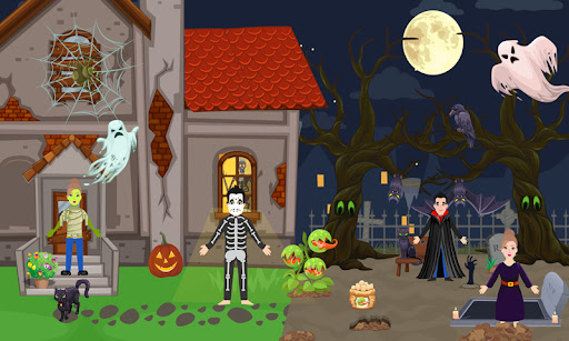 Pretend Play Halloween Party ekran görüntüsü