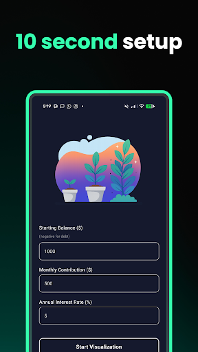 Savings Visualizer ekran görüntüsü