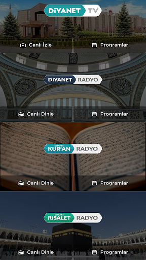 Diyanet Radyo TV ekran görüntüsü